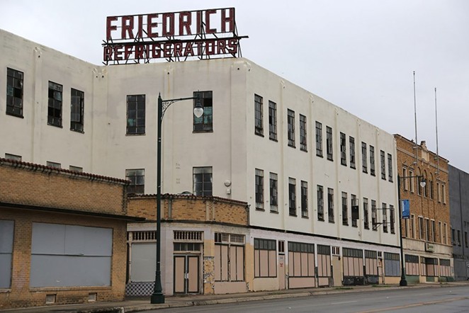This portion of the Friedrich complex is not included in the lofts project. - PHOTO BY BEN OLIVO / SAN ANTONIO HERON