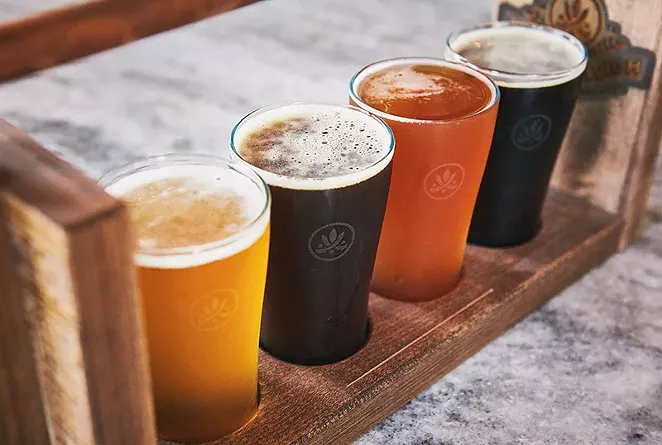Pride of the Pearl: The list of homemade brews on tap evolves daily at Southerleigh. - COURTESY