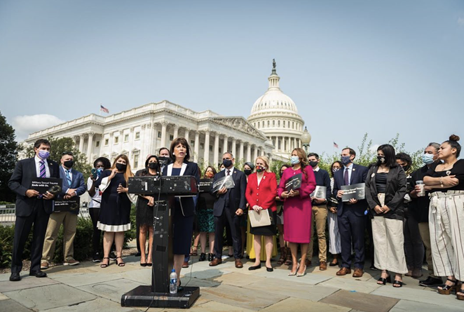 Speier is the driving force behind the recently proposed bipartisan “I am Vanessa Guillén Act." - INSTAGRAM / JACKIESPEIER