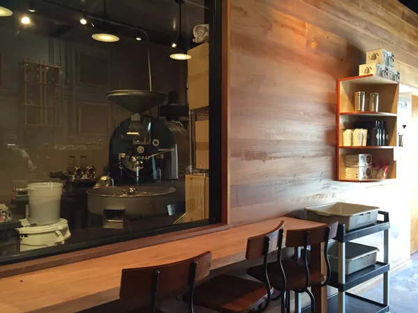 A shot of the roasting room. - JESSICA ELIZARRARAS