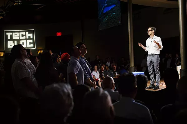 Tech Bloc has drawn larger crowds than it expected. - COURTESY