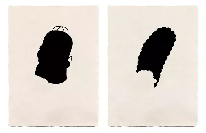 Jon Lee’s Simpsons-inspired lithographs SM0303 (left) and SM0301 (right) - JON LEE
