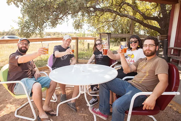 From left to right: Kevin Hobbins, Seth Weatherly, Rebecca Rivera, Hannah Gomez and Bryan Merriman - DAN PAYTON