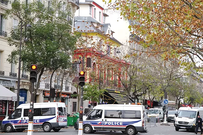 This photo shows the Bataclan in Paris a day after Islamic State maniacs massacred more than 100 people in France. - COURTESY