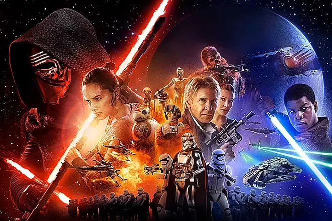 Official Star Wars: The Force Awakens poster artwork by Drew Struzan. - DREW STRUZAN/LUCASFILM