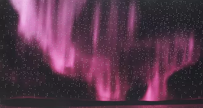 Teresita Fernández, Night Writing (Tristan and Isolde) (2011) - COURTESY