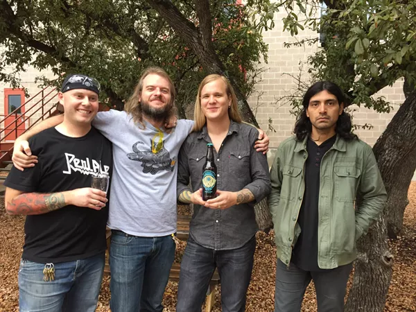 The Sword brandishing their 22 oz. - COURTESY
