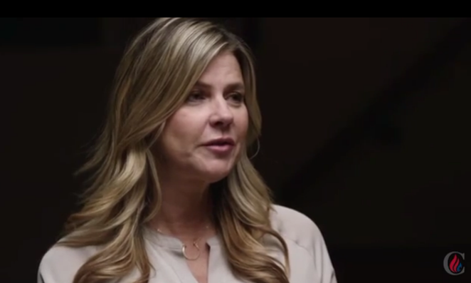 Amy Lindsay in the pulled Ted Cruz ad. - TED CRUZ FOR PRESIDENT/BUZZFEED