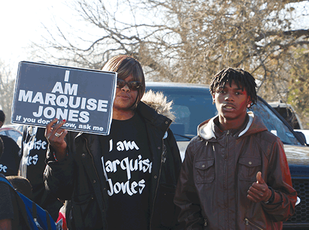 Supporters of Marquise Jones still try to bring attention to his killing.