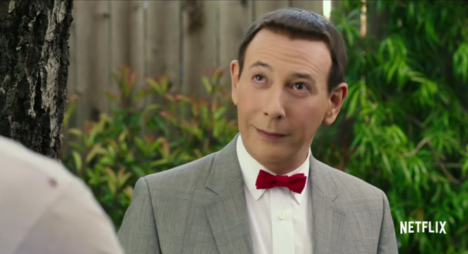 Paul Reubens as Pee-wee Herman in Pee-wee's Big Holiday. - NETFLIX/YOUTUBE SCREENSHOT