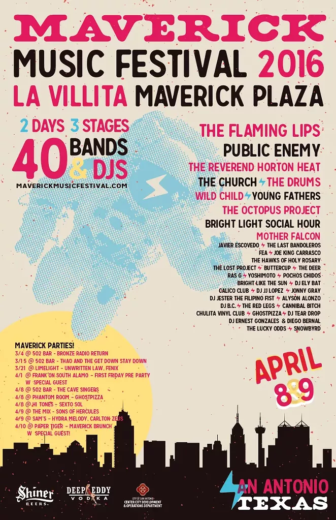 The full list of this year's performers. - COURTESY