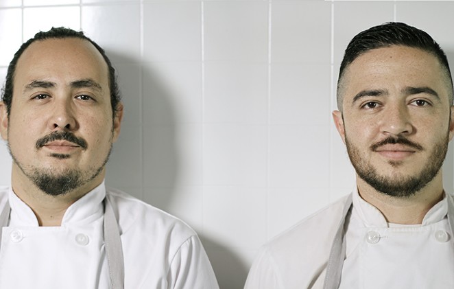 (From left) Rico Torres and Diego Galicia of Mixtli were chosen as guest chefs for the Progressive Mexican culinary series at the James Beard Foundation in New York City. - COURTESY