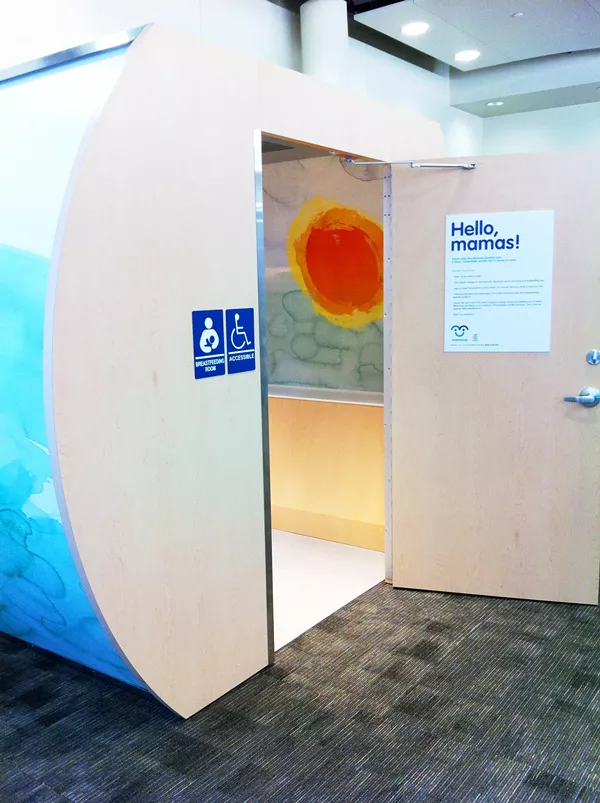 One of the lactation stations at San Antonio International Airport. - COURTESY SAN ANTONIO INTERNATIONAL AIRPORT
