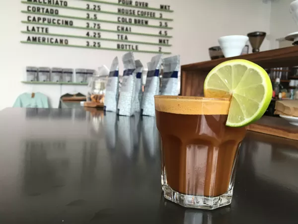 Estate Coffee Co. espresso tonic. - JESSICA ELIZARRARAS