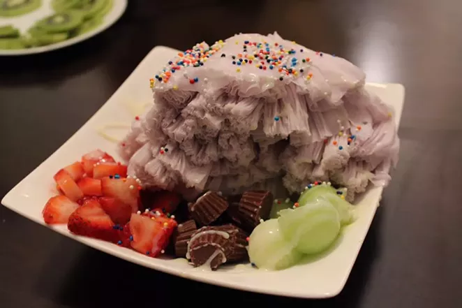 A sampling of the Taiwanese shaved ice we're in store for at Snopioca. - FACEBOOK/SNOPIOCA