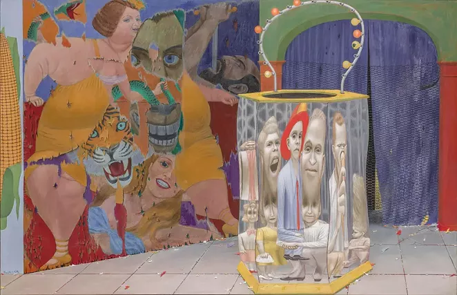 HENRY KOERNER, THE BARKER’S BOOTH, 1948–49