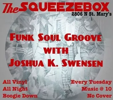HTTP://DO210.COM/EVENTS/WEEKLY/TUE/FUNK-SOUL-GROOVE-WITH-JOSHUA-K-SWENSEN