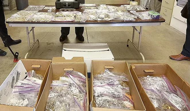 BCSO seized A LOT of jewelry from the south side's La Joyeria store