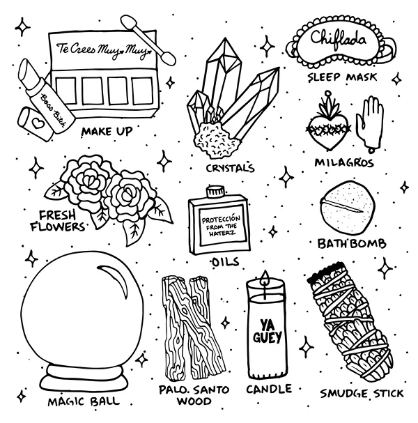 Print this out and color your way to calm. - ILLUSTRATION BY ISABEL ANN CASTRO
