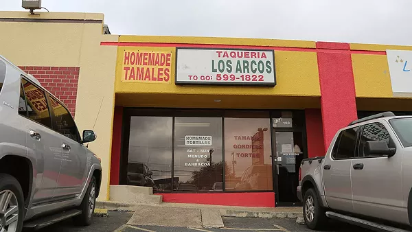Los Arcos is located on taqueria-heavy Nacogdoches Road. - BEN OLIVO