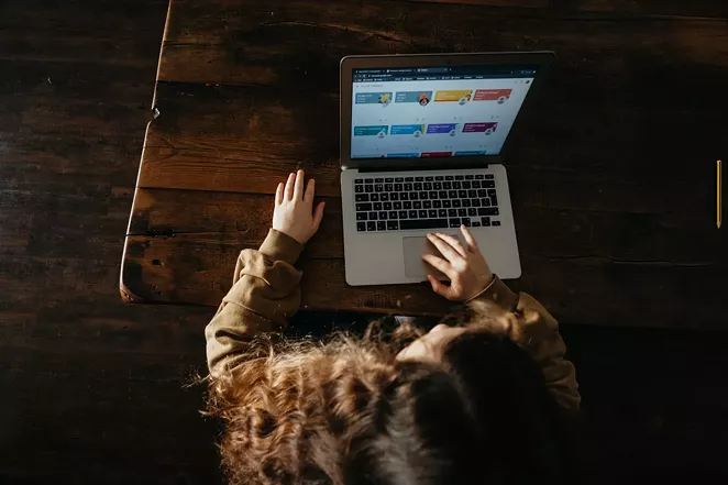 Some Texas school districts are administering STAAR tests online this year for the first time. - UNSPLASH / ANNIE SPRATT