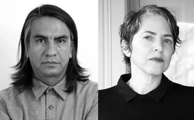 Angel Nevarez (left) and Valerie Tevere - COURTESY OF ARTPACE
