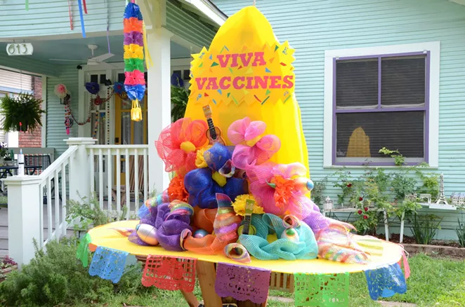 ‘Battle of Vaccines/Viva Vaccines’ (613 Mission St.) - BRYAN RINDFUSS