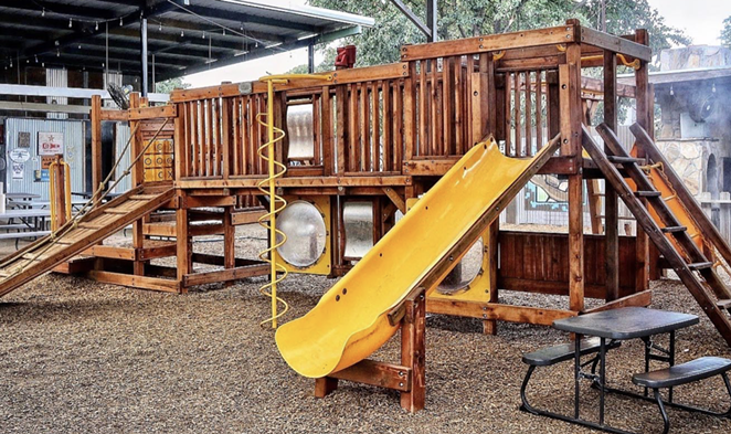 The Cove has reinstalled its play structure, which was removed due to the pandemic. - FACEBOOK / THE COVE