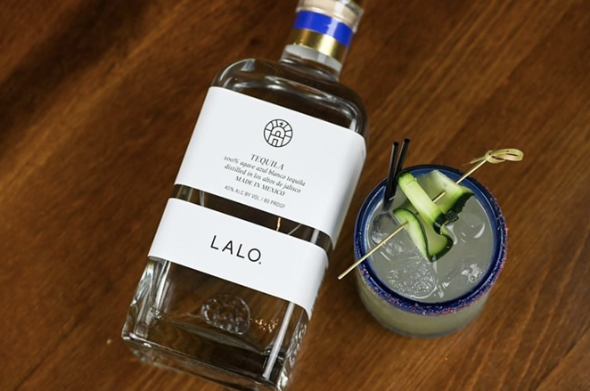 The Veracruz cocktail is made with LALO blanco tequila, muddled cucumber, mint, lime, Squirt soda and a grapefruit-habanero salt rim. - PHOTO COURTESY OF LALO TEQUILA