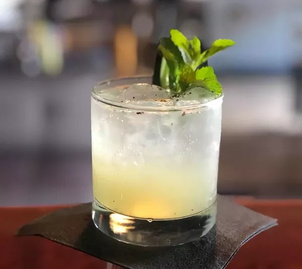 House of Má's Alex Lewis uses black pepper and Topo Chico to give an extra kick to a cocktail inspired by the classic Eastside. - COURTESY OF ALEX LEWIS