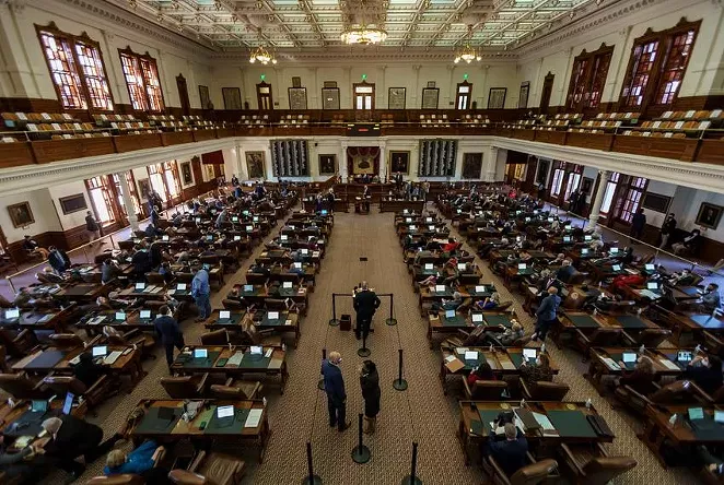 The Texas House of Representatives on January 13. - TEXAS TRIBUNE / JORDAN VONDERHAAR
