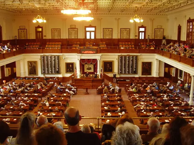 The Texas House of Representatives meets during a legislative session. - WIKIMEDIA COMMONS / ZERESHK (TALK | CONTRIBS)