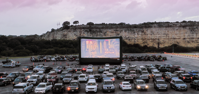 SA's largest outdoor screening event will reopen at Six Flags Fiesta Texas on Thursday, June 10. - COURTESY PHOTO / THE DRIVE-IN AT LA CANTERA
