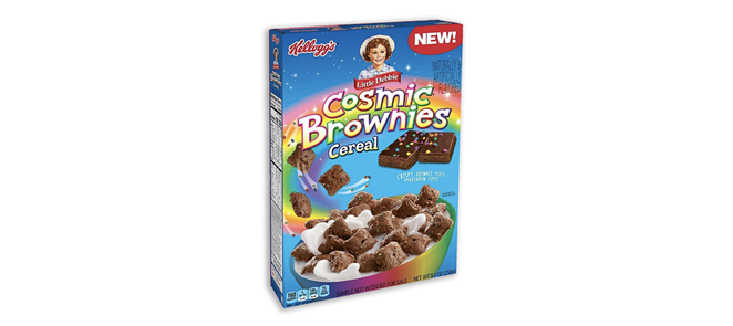 Little Debbie Cosmic Brownies Cereal is now a real thing. - PHOTO COURTESY KELLOGG'S