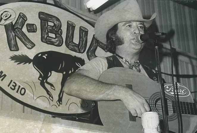 Willie Nelson's cover of San Antonio singer Johnny Bush's "Whiskey River" helped make it the "anthem of Texas country." - SAM KINDRICK COLLECTION, THE WITTLIFF COLLECTIONS