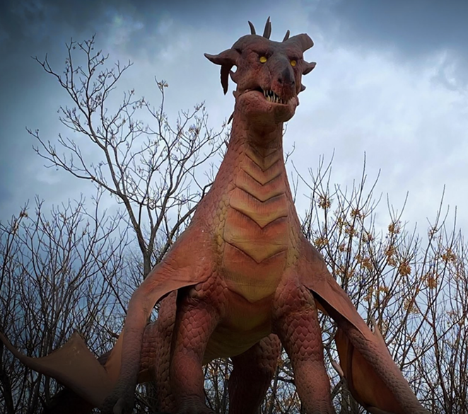 The zoo discounted admission to Dragon Forest through June 14. - FACEBOOK / SAN ANTONIO ZOO