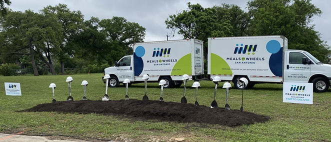 LPA Design Studios shared images of the groundbreaking event for the new Meals on Wheels San Antonio facility. - INSTAGRAM / LPAINC