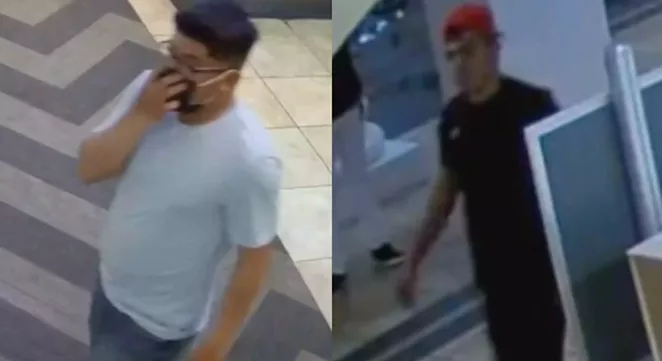 The San Antonio Police Department has released video of persons of interest in last weekend's Palladium movie theater stabbing. - INSTAGRAM / SANANTONIOPD