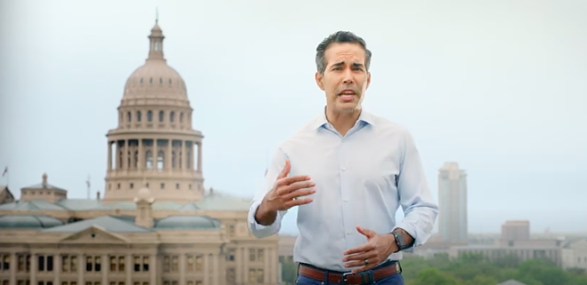 George P. Bush talks up his Trumpiness in his first campaign video. - VIDEO CAPTURE VIA YOUTUBE / @EXISTENTIALFISH