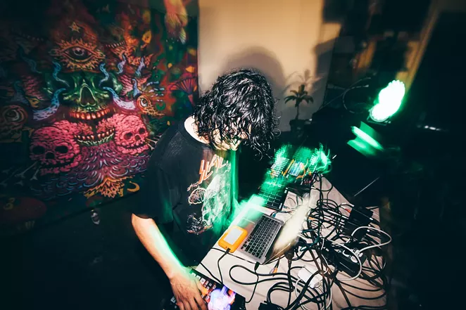 For the past eight years, ARK has trekked coast to coast playing diverse and uniquely curated events showcasing his blend of analog and digital beat-making. - LUPE MARTINEZ