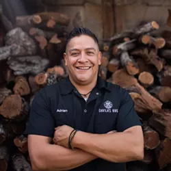 Sequin-based pitmaster Adrian Davila - PHOTO COURTESY DAVILA'S BBQ