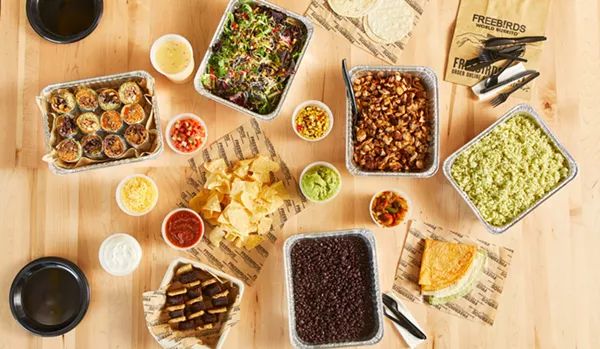 Freebirds World Burrito will give away free guac Saturday. - PHOTO COURTESY FREEBIRDS WORLD BURRITO