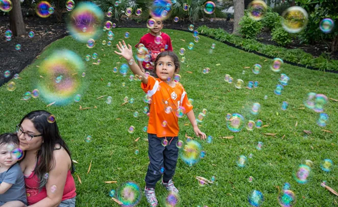Participants at Ruby City's 2019 Bubble Fest - RUBY CITY