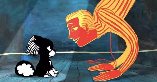 Bring along some tissues for Thursday's screening of Marona's Fantastic Tale on Thursday. - SHOUT! FACTORY