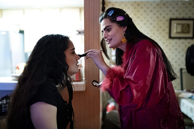 Actresses Haley Sanchez (left) and Nava Mau interact during a scene in "Genera+ion." - COURTESY / IMDB