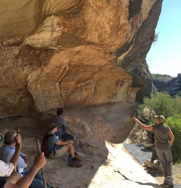 The White Shaman mural is one of many situated along the Lower Pecos Canyonlands. - COURTESY PHOTO / WITTE MUSEUM
