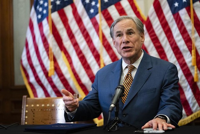 After outlawing abortion in the state, Texas Gov. Greg Abbott said that Texans should have "right to choose" not to get vaccinated. - TEXAS TRIBUNE / SOPHIE PARK