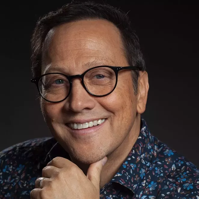 Rob Schneider is taking a break from tweeting COVID-19 misinformation to do stand-up at the AT&T Center in San Antonio. - COURTESY OF AT&T CENTER