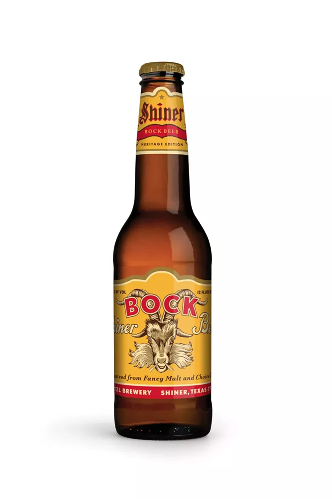 Shiner Bock Heritage Edition packs feature label designs from different decades of Shiner’s past. - PHOTO COURTESY SHINER BEER