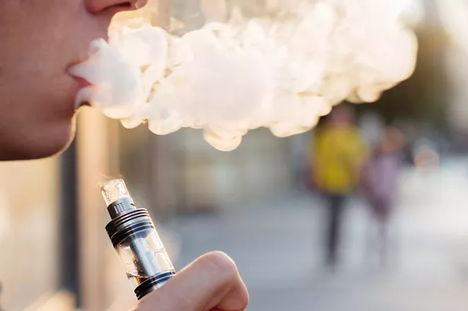 The Centers for Disease Control and Prevention later linked the ailment EVALI to an additive found in unregulated THC vaping products. - SHUTTERSTOCK.COM